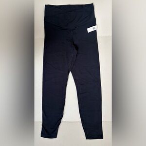 NWT Ladies Old Navy Go-Dry Powerchill Extra High Rise Ankle Blue Leggings Sz M